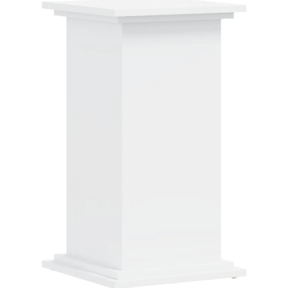 vidaXL Soportes para plantas madera de ingeniería 33x33x60 cm Blanco