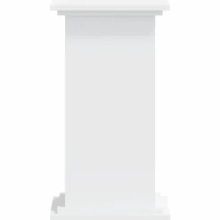 vidaXL Soportes para plantas madera de ingeniería 33x33x60 cm Blanco