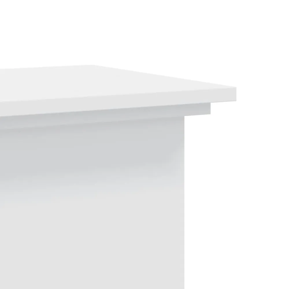vidaXL Soportes para plantas madera de ingeniería 33x33x60 cm Blanco