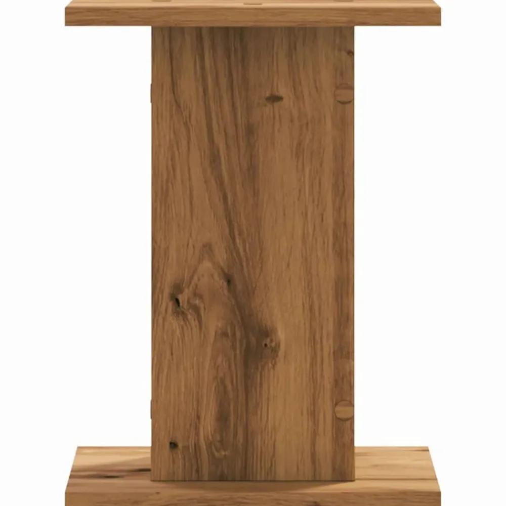 vidaXL Jardín-Soportes para plantas 2 uds madera artisian 30x30x40 cm
