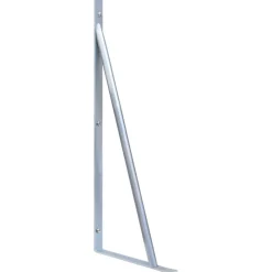 vidaXL Soportes para postes de valla 2 unidades acero galvanizado Online
