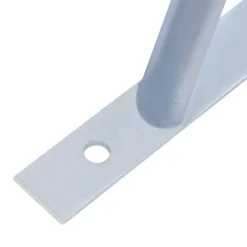 vidaXL Soportes para postes de valla 2 unidades acero galvanizado Online