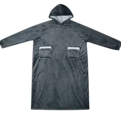 vidaXL Sudadera manta M Forro Polar y Franela Azul marino