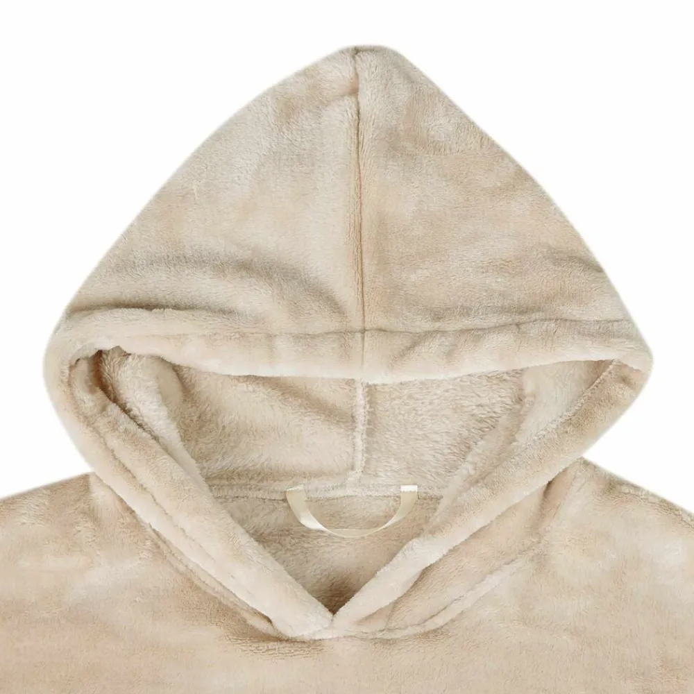 vidaXL Sudadera manta s Franela Beige Discount