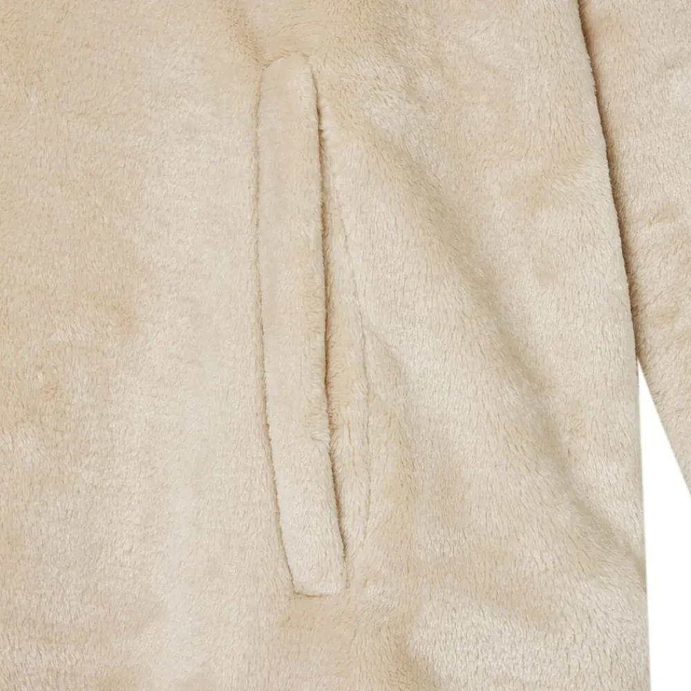 vidaXL Sudadera manta s Franela Beige Discount