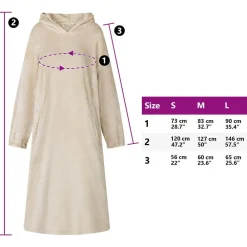 vidaXL Sudadera manta s Franela Beige Discount
