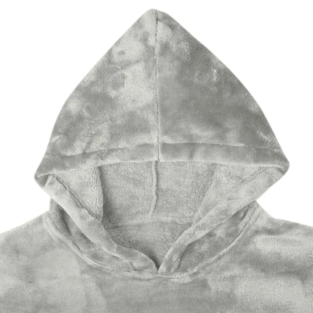 vidaXL Sudadera manta s Franela Gris Discount