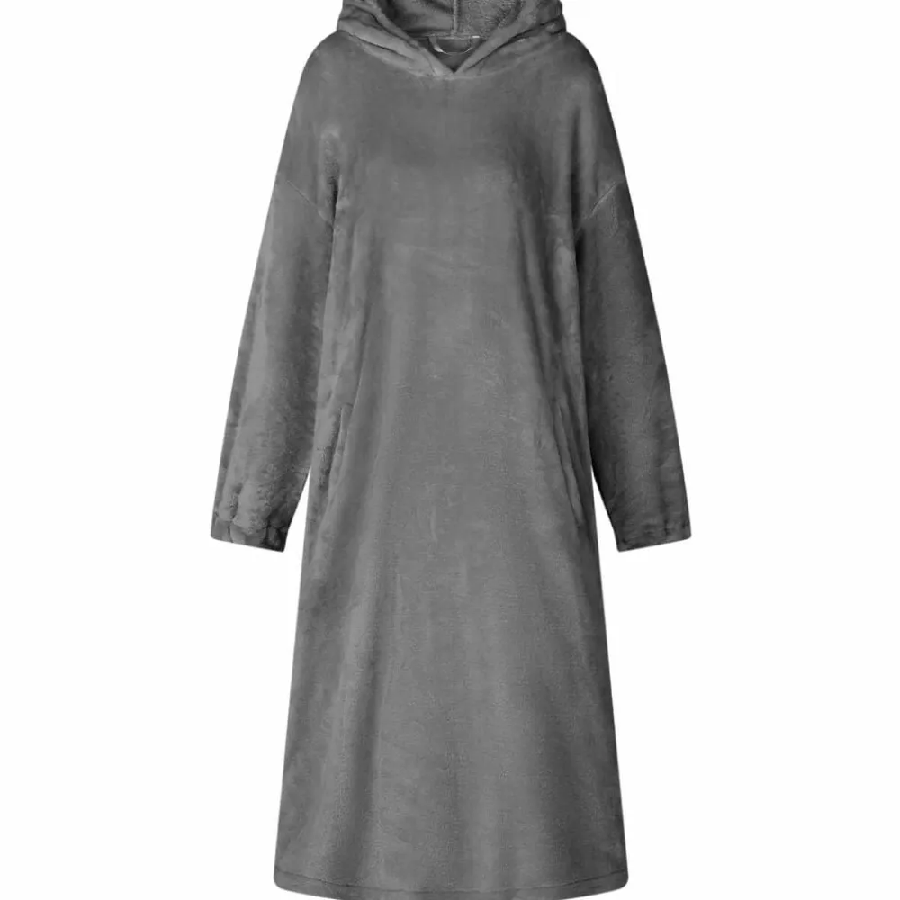 vidaXL Sudadera manta s Franela Gris oscuro
