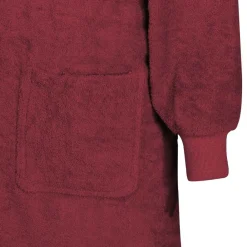vidaXL Sudadera manta KINN Rojo L Algodón Burdeos Discount