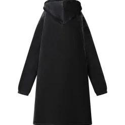vidaXL Sudadera manta M Forro Polar y Franela Negro Best