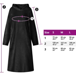 vidaXL Ropa Y Accesorios-Sudadera manta s Franela