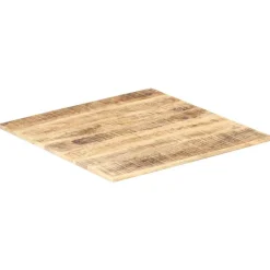 vidaXL Accesorios Para Mesas-Superficie de mesa madera maciza de mango 15-16 mm 60x60 cm