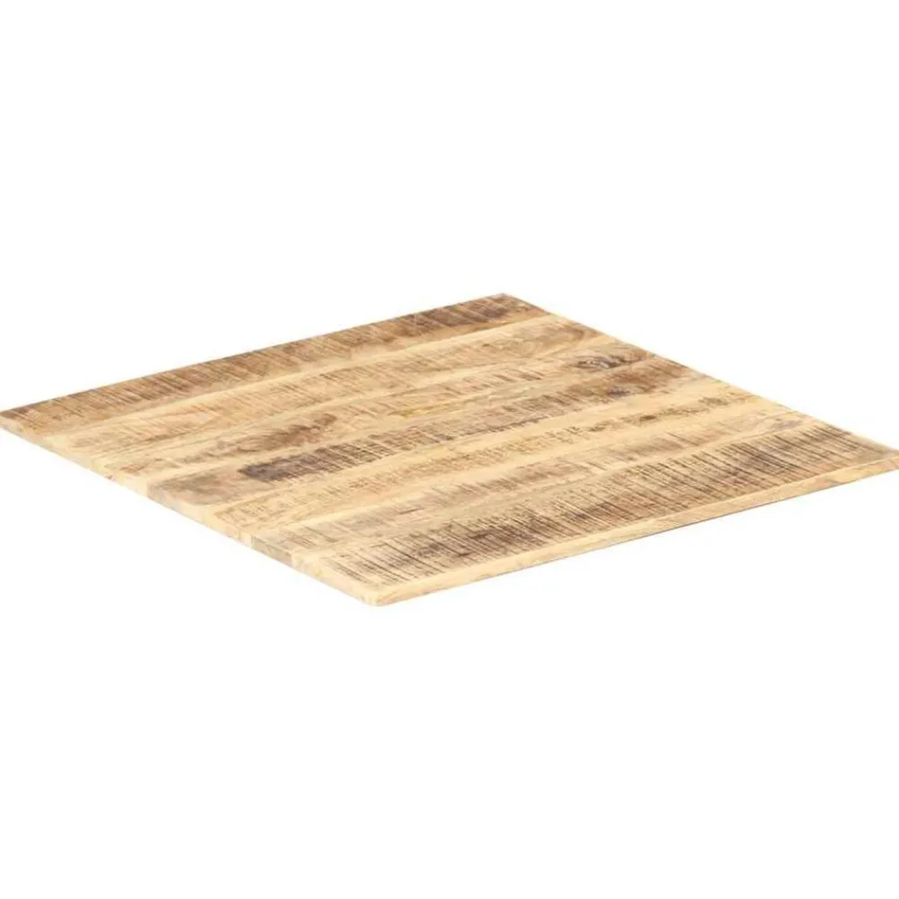 vidaXL Accesorios Para Mesas-Superficie de mesa madera maciza de mango 15-16 mm 60x60 cm