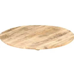 vidaXL Accesorios Para Mesas-Superficie de mesa redonda madera maciza de mango 15-16 mm 40cm