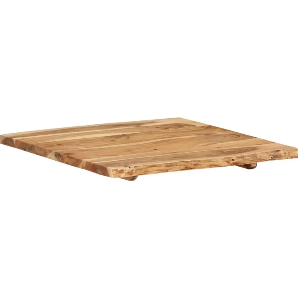 vidaXL Superficie de mesa de madera maciza de acacia 58x(50-60)x2,5 cm Clearance