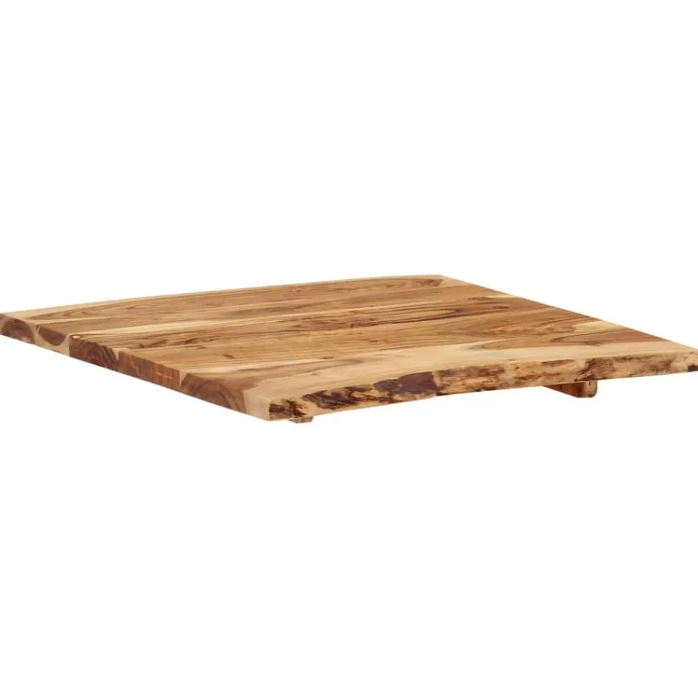 vidaXL Superficie de mesa de madera maciza de acacia 58x(50-60)x2,5 cm Clearance