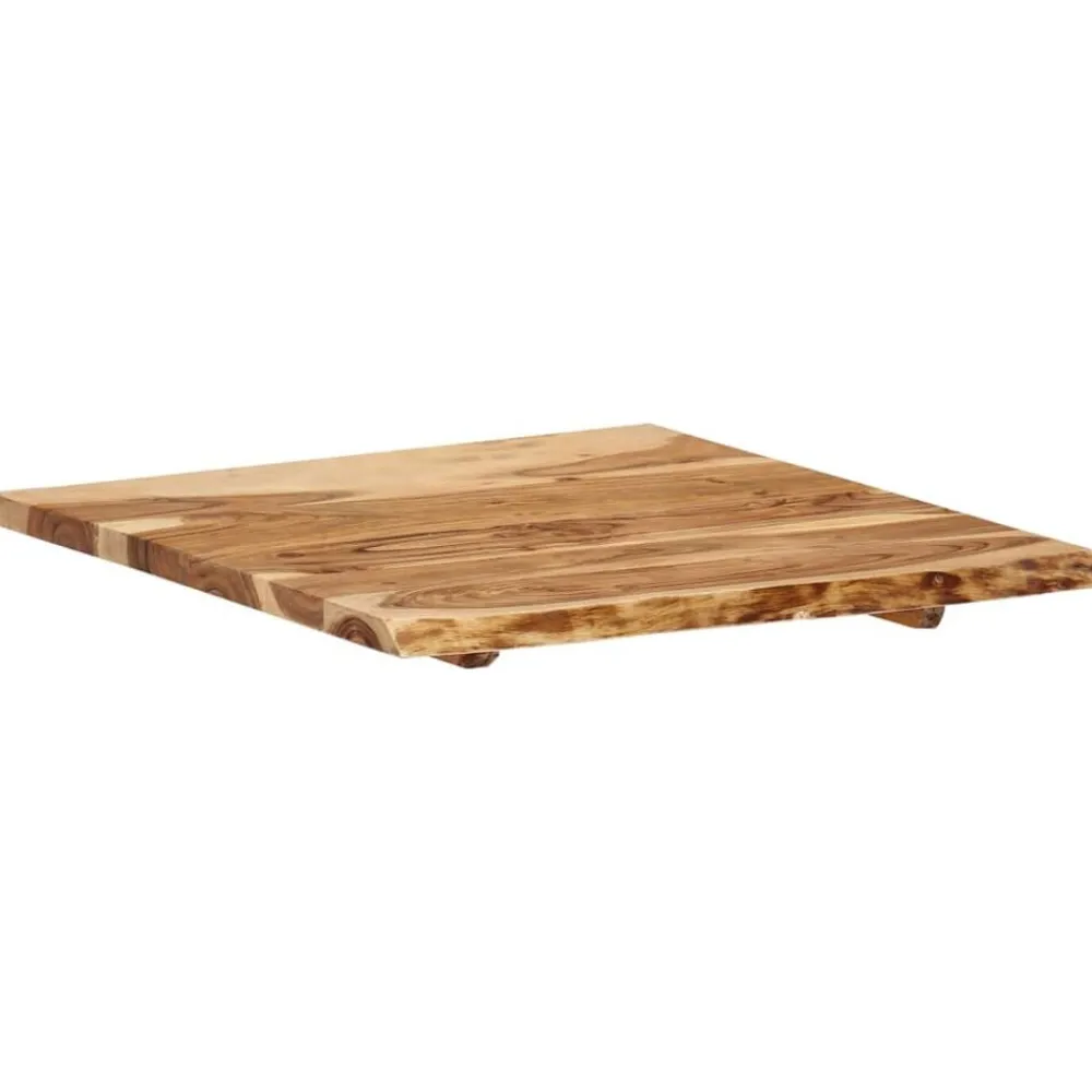 vidaXL Superficie de mesa de madera maciza de acacia 58x(50-60)x2,5 cm Clearance
