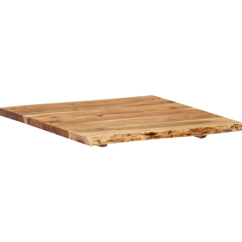 vidaXL Superficie de mesa de madera maciza de acacia 58x(50-60)x2,5 cm Clearance