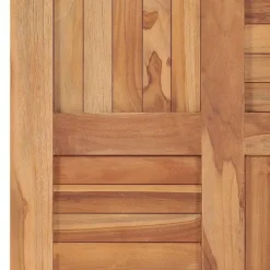 vidaXL Accesorios Para Mesas-Superficie de mesa de madera maciza de teca 60x60x2,5 cm