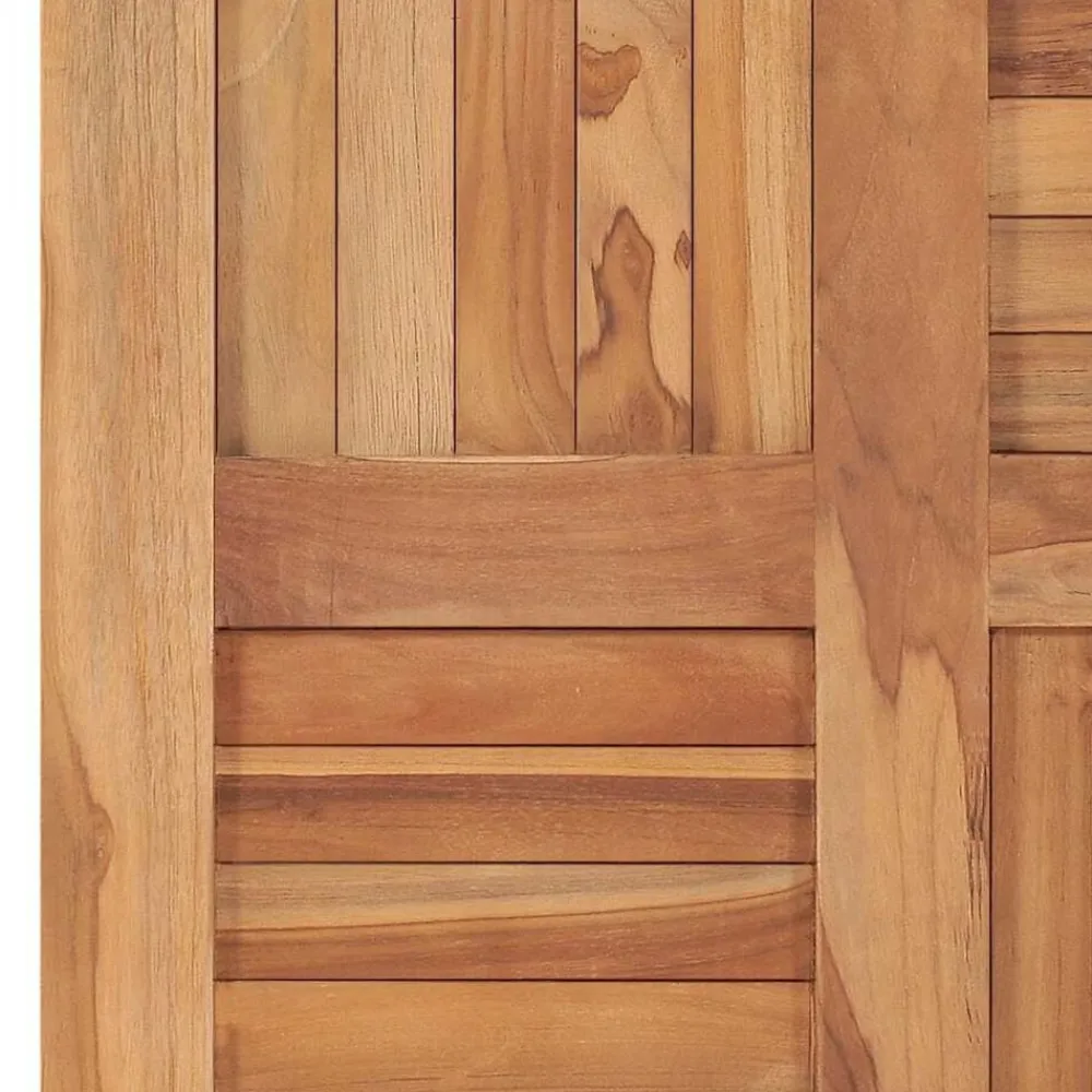 vidaXL Accesorios Para Mesas-Superficie de mesa de madera maciza de teca 60x60x2,5 cm