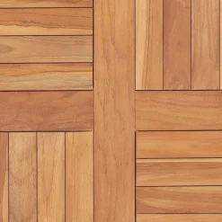 vidaXL Accesorios Para Mesas-Superficie de mesa de madera maciza de teca 60x60x2,5 cm