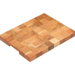 vidaXL Cocina Y Comedor-Tabla de cortar de madera maciza de acacia 40x30x3,8 cm