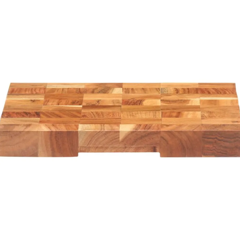 vidaXL Cocina Y Comedor-Tabla de cortar de madera maciza de acacia 40x30x3,8 cm