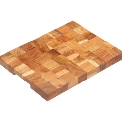 vidaXL Cocina Y Comedor-Tabla de cortar de madera maciza de acacia 40x30x3,8 cm