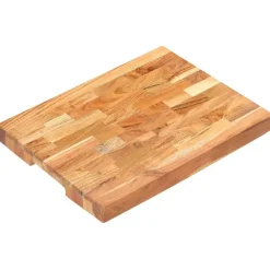 vidaXL Cocina Y Comedor-Tabla de cortar de madera maciza de acacia 40x30x4 cm