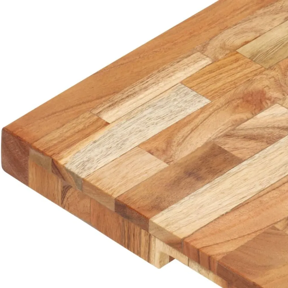 vidaXL Cocina Y Comedor-Tabla de cortar de madera maciza de acacia 40x30x4 cm