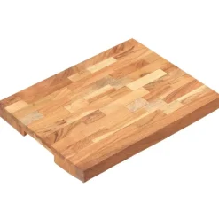 vidaXL Cocina Y Comedor-Tabla de cortar de madera maciza de acacia 40x30x4 cm