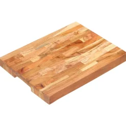 vidaXL Cocina Y Comedor-Tabla de cortar de madera maciza de acacia 40x30x4 cm