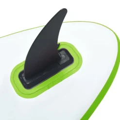 vidaXL Actividades Al Aire Libre-Tabla de paddle surf inflable con vela y blanca