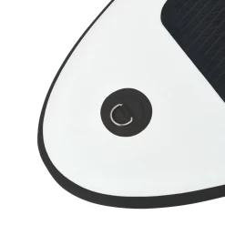 vidaXL Tabla de paddle surf inflable con vela y blanco Negro Hot