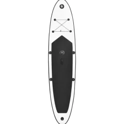 vidaXL Tabla de paddle surf inflable con vela y blanco Negro Hot