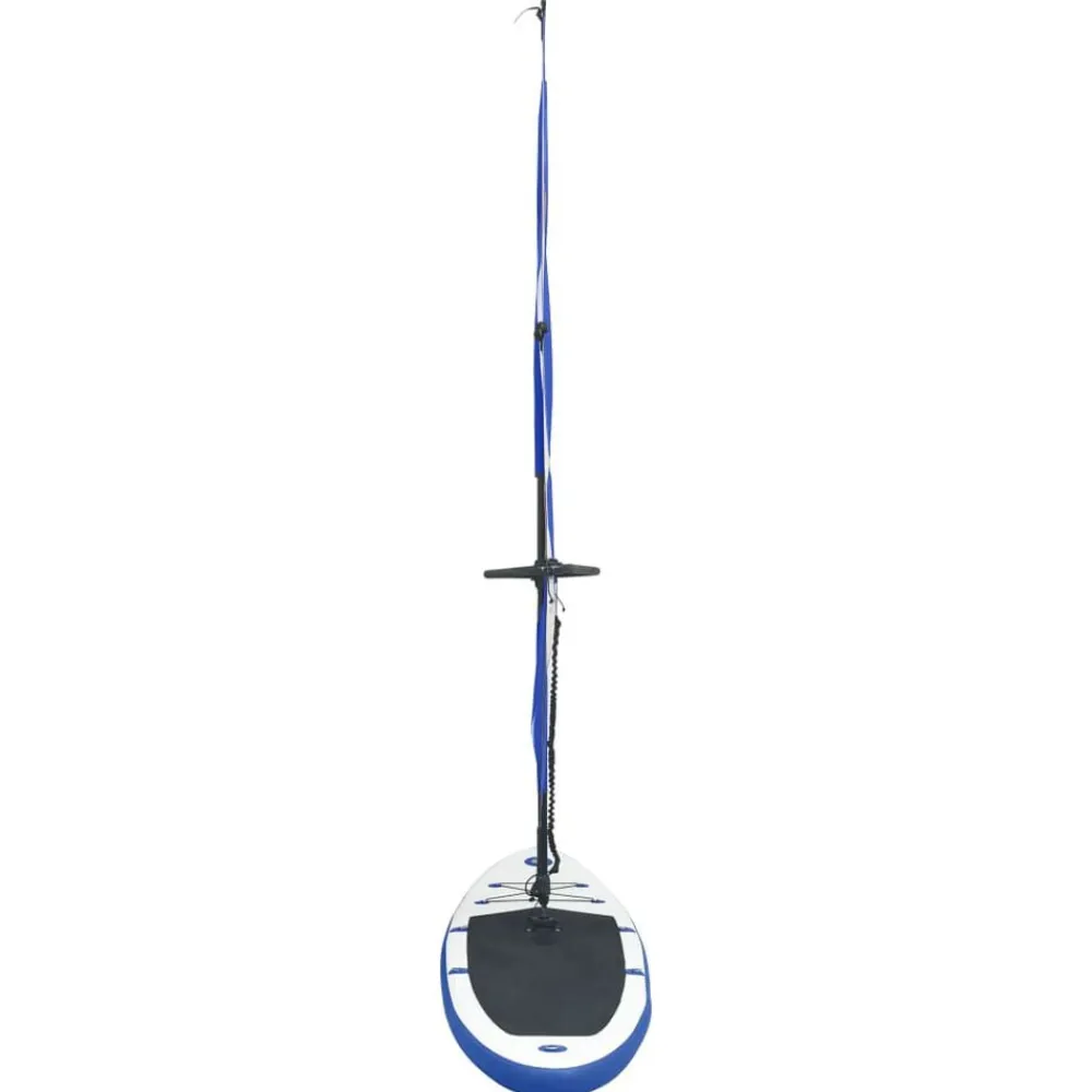vidaXL Tabla de paddle surf inflable con vela y blanca Azul Online