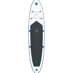 vidaXL Tabla de paddle surf inflable con vela y blanca Azul Online