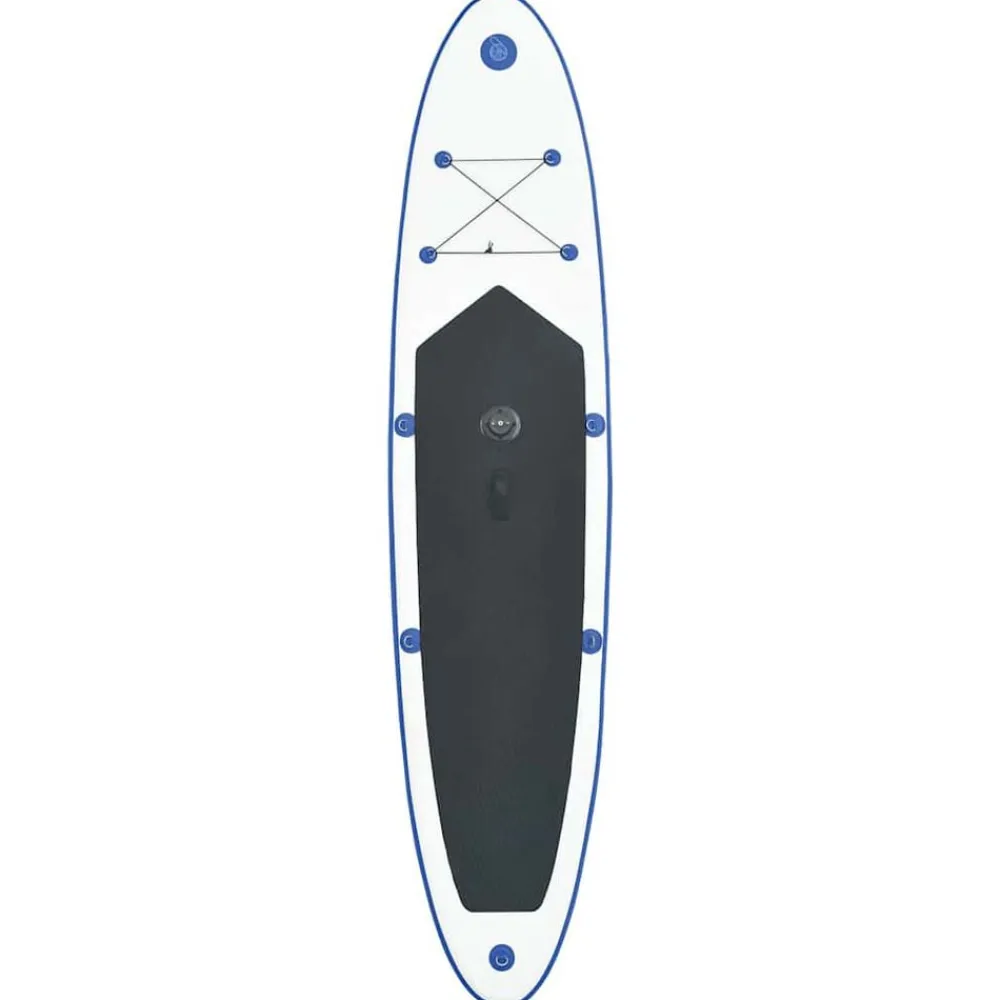 vidaXL Tabla de paddle surf inflable con vela y blanca Azul Online