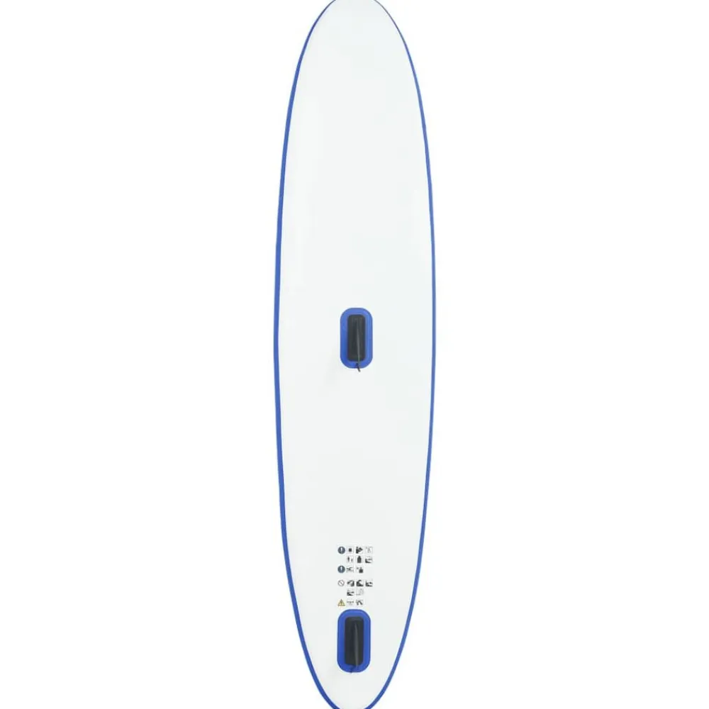 vidaXL Tabla de paddle surf inflable con vela y blanca Azul Online
