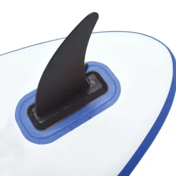 vidaXL Tabla de paddle surf inflable con vela y blanca Azul Online