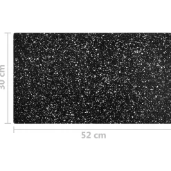 vidaXL Tablas de cortar 2 uds patrón de granito vidrio templado Negro Sale