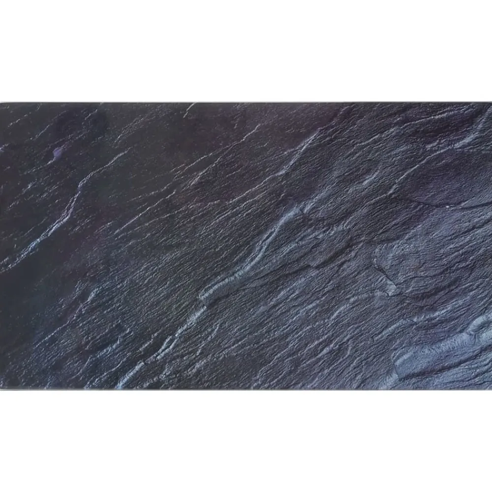 vidaXL Tablas de cortar 2 uds patrón de piedra natural vidrio templado Azul Hot
