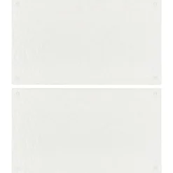vidaXL Cocina Y Comedor-Tablas de cortar 2 uds burbujas transparentes vidrio templado