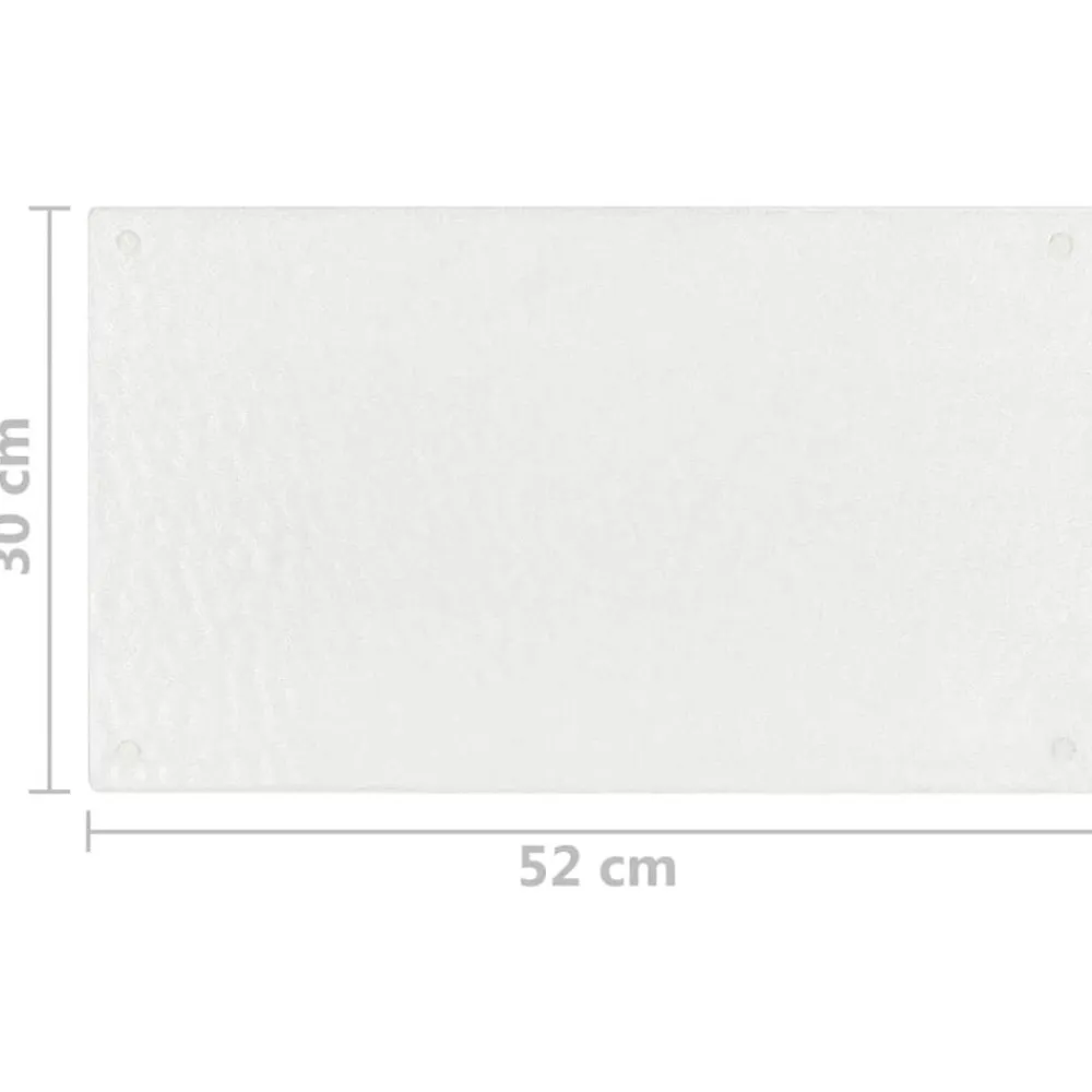 vidaXL Cocina Y Comedor-Tablas de cortar 2 uds burbujas transparentes vidrio templado