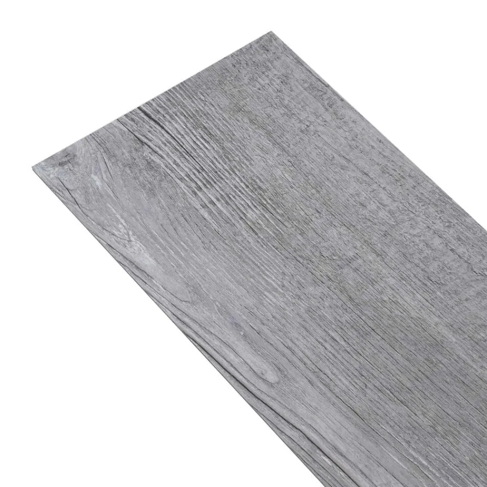 vidaXL Materiales De Construcción-Tablas de Suelo 36 pcs Gris 5,02 m² PVC