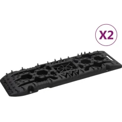 vidaXL Preparación En Caso De Emergencias-Tablas de tracción 2 unidades nailon 107x31x7 cm