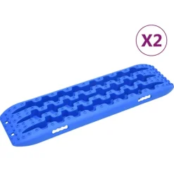 vidaXL Tablas de tracción 2 unidades nailon 106x30,5x7 cm Azul Online