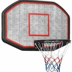 vidaXL Equipamiento Para Atletismo-Tablero de baloncesto polietileno 109x71x3 cm