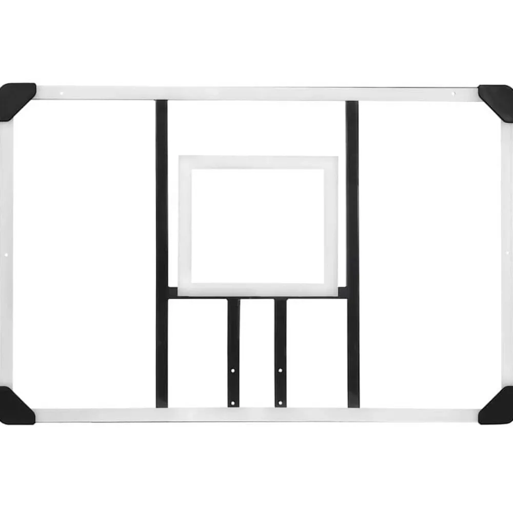 vidaXL Tablero de baloncesto policarbonato transparente 106x69x3 cm Online