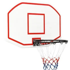 vidaXL Tablero de baloncesto polietileno 109x71x3 cm Blanco Online
